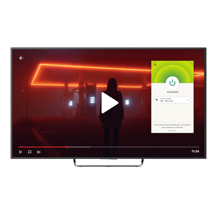 Netflixin k&auml;ytt&ouml;liittym&auml; ja VPN.