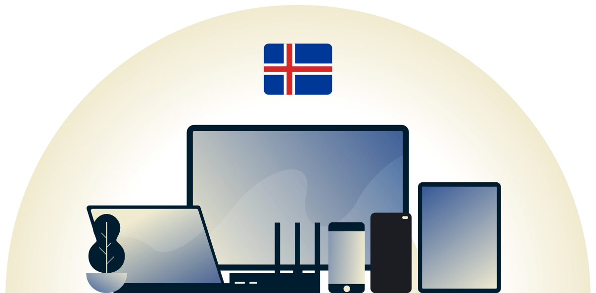 様々なデバイスを守るアイスランドのVPN。